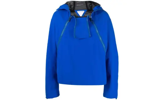 Bottega Veneta Jackets Men's Blue Hooded Moderate Other