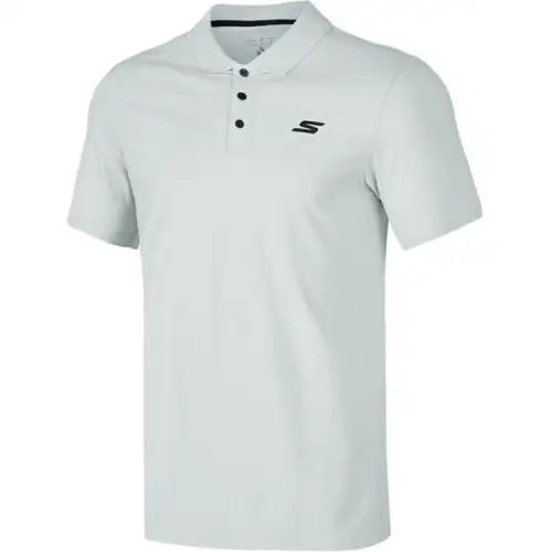 Skechers Polo Shirt Men's Light Gray