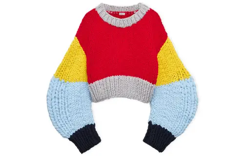 LOEWE Cropped Wool Jumper
