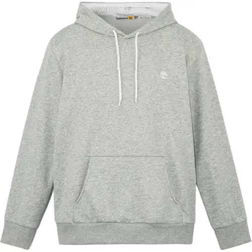 Timberland Knitted Fabric Casual Fleece Lined Hood Sweatshirt Men's Gray