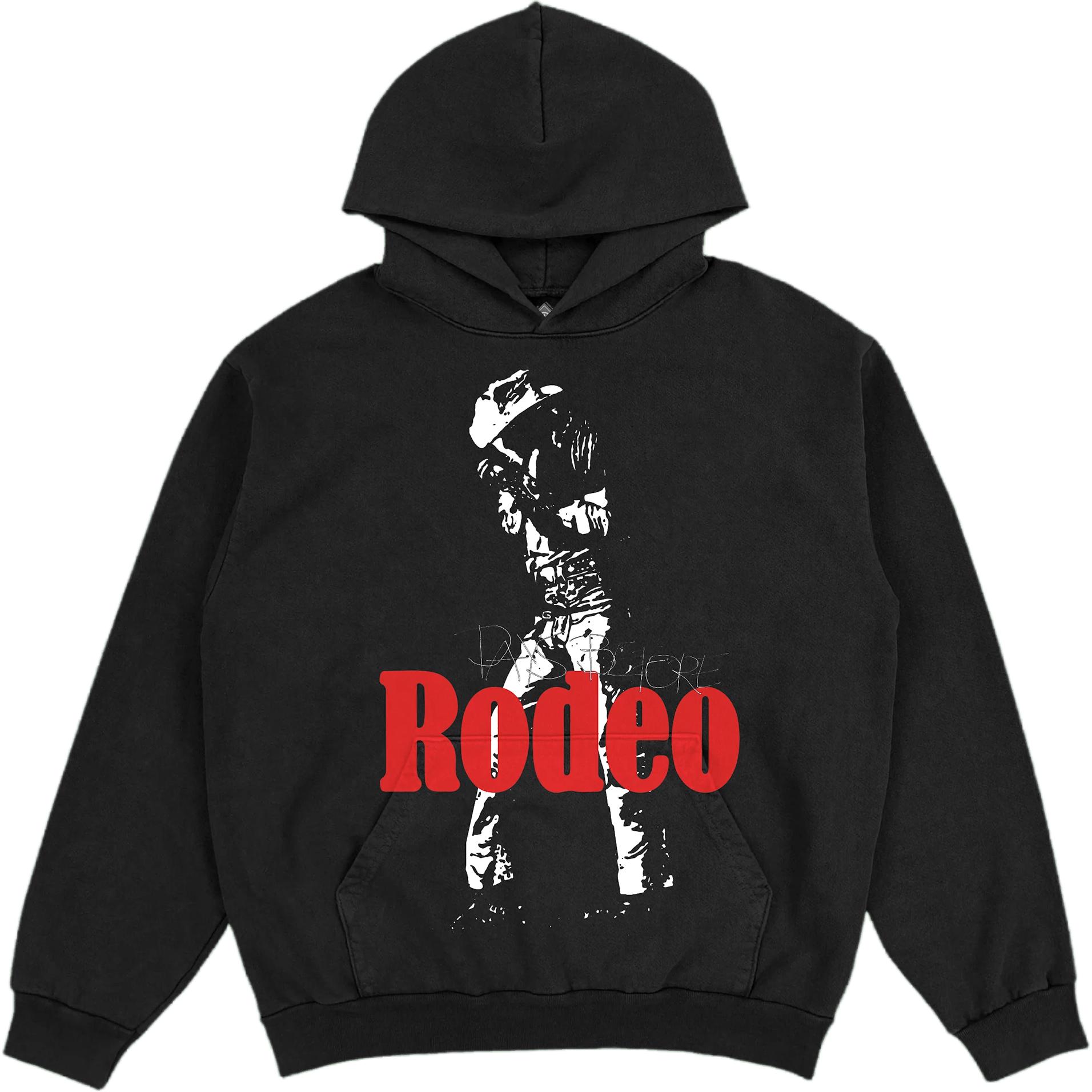 Худи Travis Travis Scott DAYS BEFORE RODEO (черное с принтом)