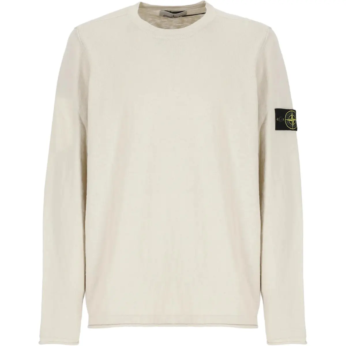 STONE ISLAND Logo Patch Crewneck Sweater
