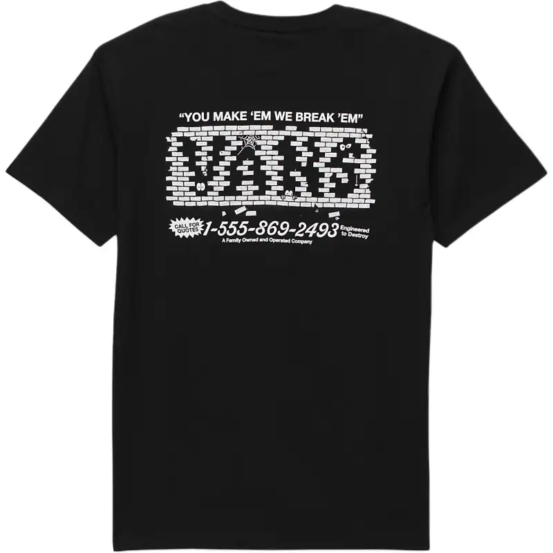 Vans Break Made T Shirt Men's Black