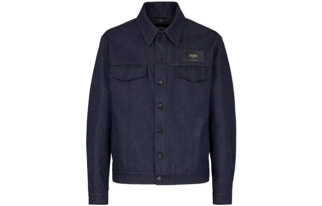 FENDI SS22 Jackets & Coats Men's Dark Blue