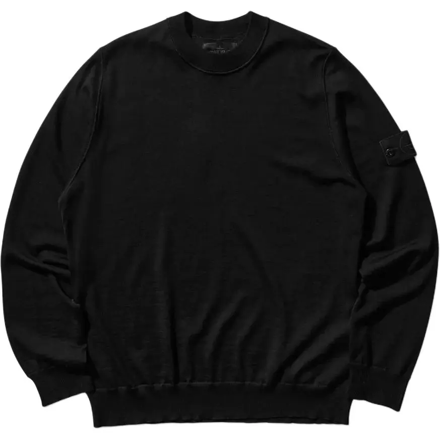 STONE ISLAND Logo Patch Crewneck Jumper