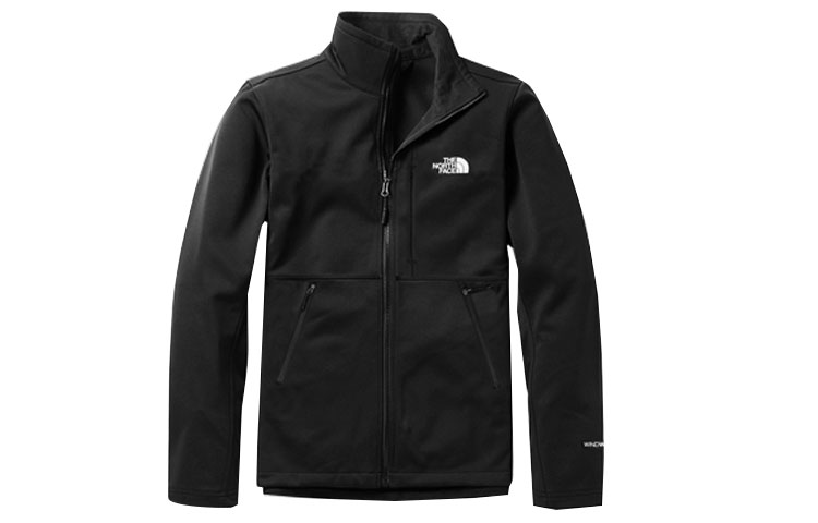 Мужская куртка The North Face Softshell Logo (черная)