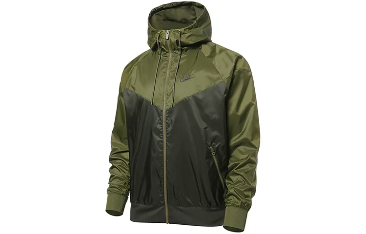 Nike Jackets Men's Green Hooded Moderate Other
