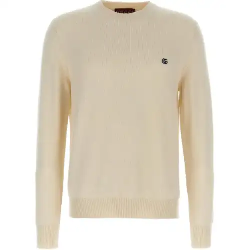 GUCCI Logo embroidered Wool Sweater
