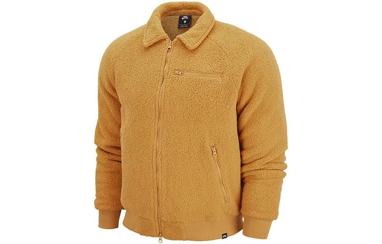 Nike Jackets Men's Yellow Lapel Moderate