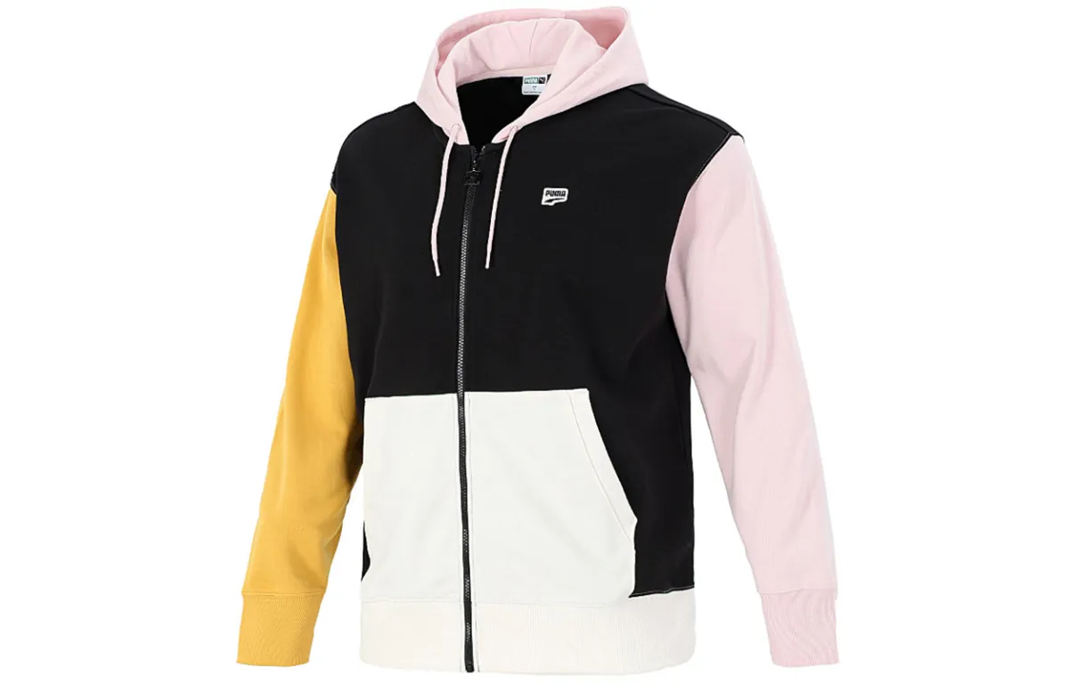PUMA Jackets Men's White Hooded (Non-detachable) Moderate
