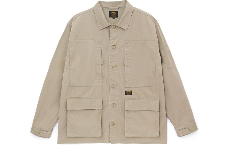 Куртка Carhartt WIP с логотипом (серая)