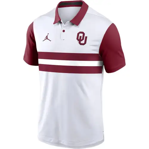 Jordan Oklahoma Sooners Primetime Campus Vapor Men's Jordan Dri FIT College Polo
