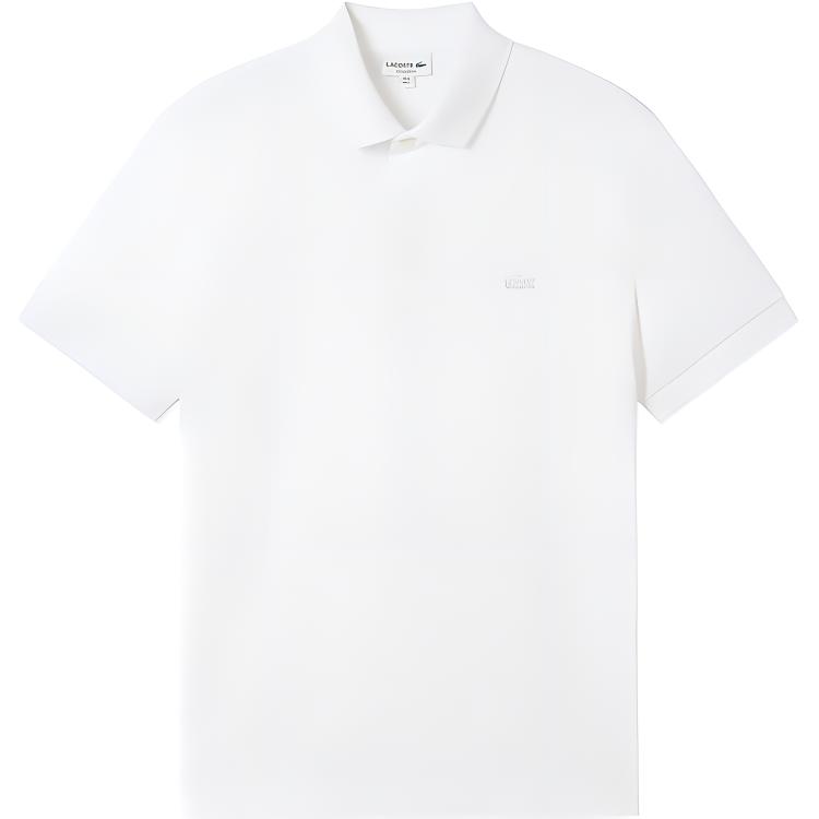 Мужское поло LACOSTE (белое)