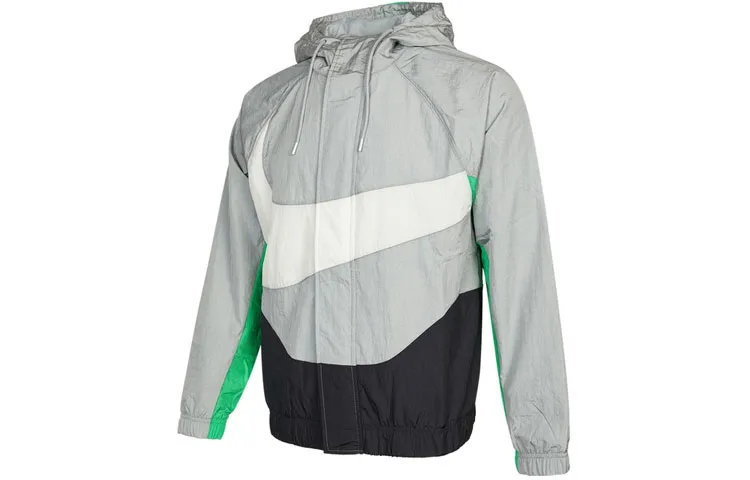 Nike Jackets Men's Gray Hooded (Non-detachable) Moderate