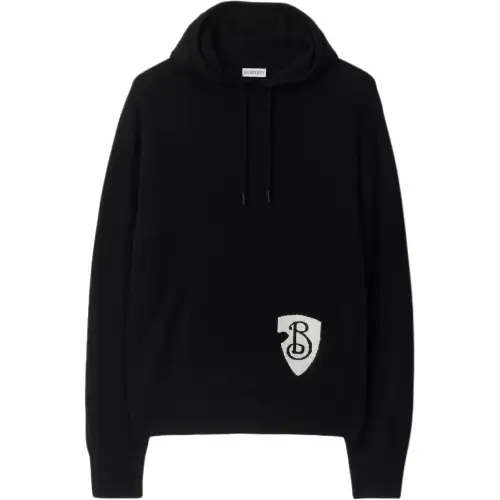 Burberry B Shield wool hoodie