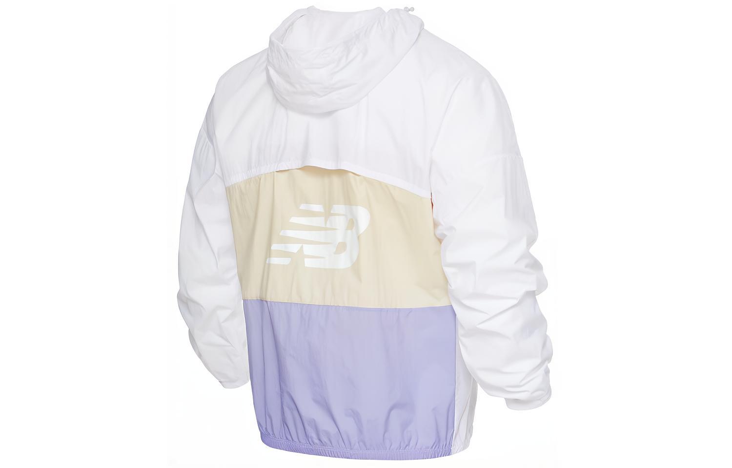 New Balance Jackets Unisex White Hooded Moderate Other