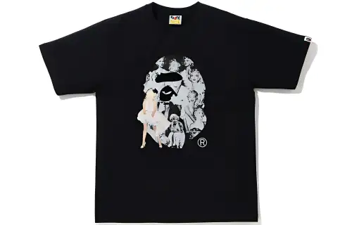 Bape A BATHING APE X Marilyn Monroe Big Ape Head Tee