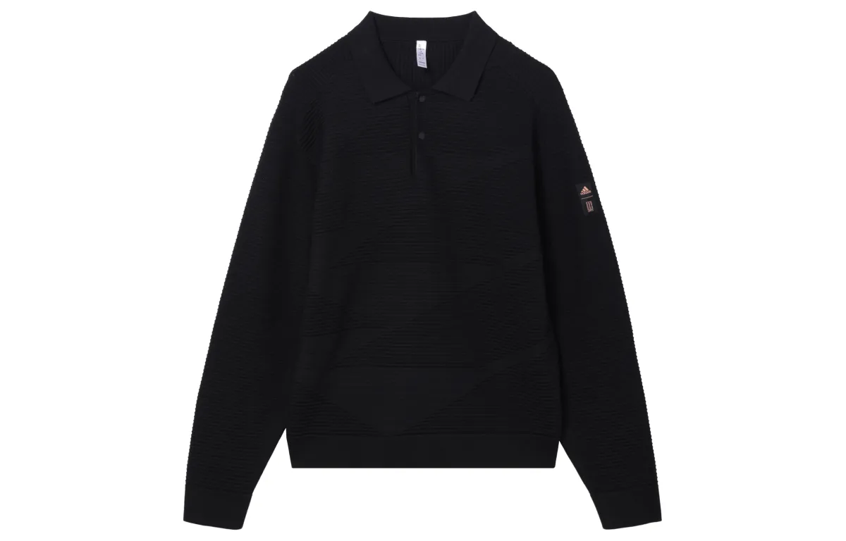 Adidas Wuji Series FW24 SWEATSHIRT Polo Shirt Men's Black