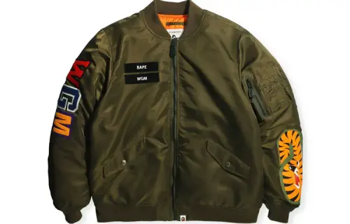 Bape Shark Loose Fit MA 1 Jacket FW21