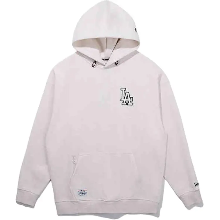 New Era X MLB Sweatshirts Unisex Ivory White Hooded (Non-detachable) Moderate