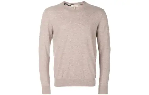 Burberry Sweaters Men's Khaki Crew Neck Moderate Other