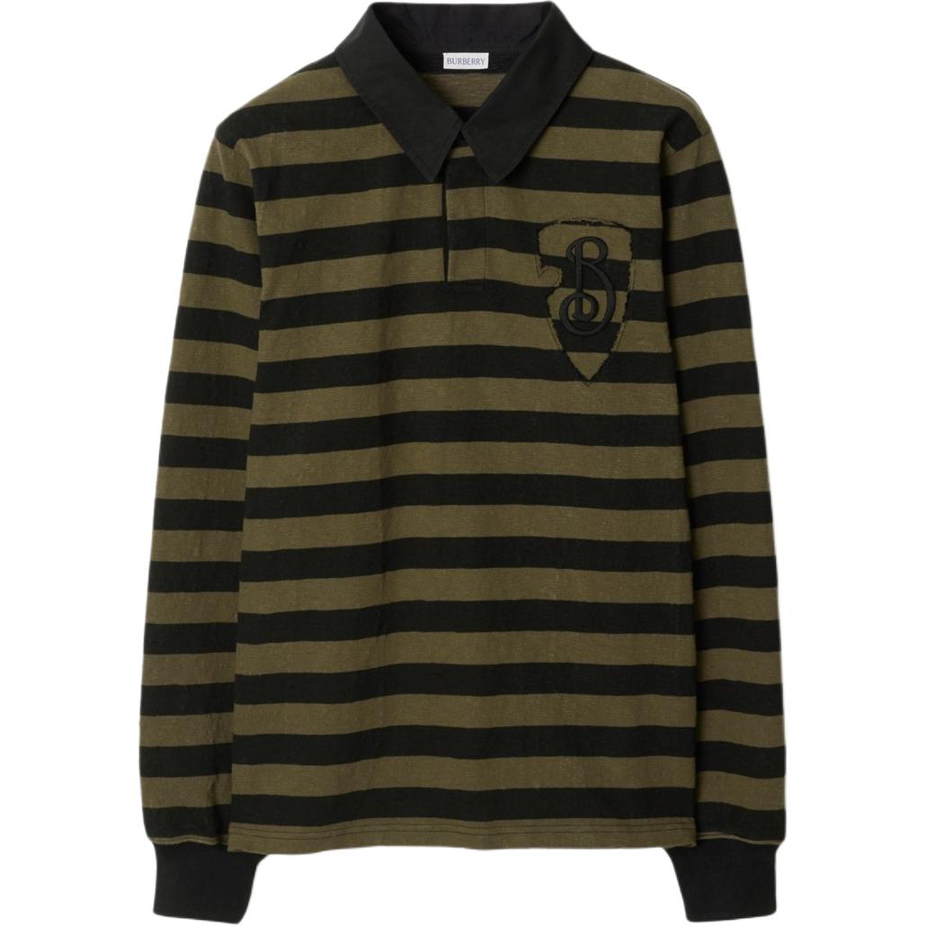 Burberry FW24 Polo Shirt Men's Olive