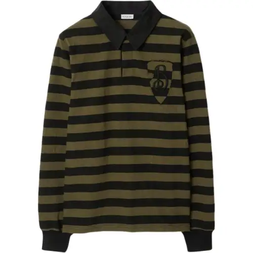 Burberry FW24 Polo Shirt Men's Olive