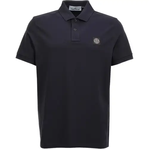 STONE ISLAND Logo Patch Polo Shirt