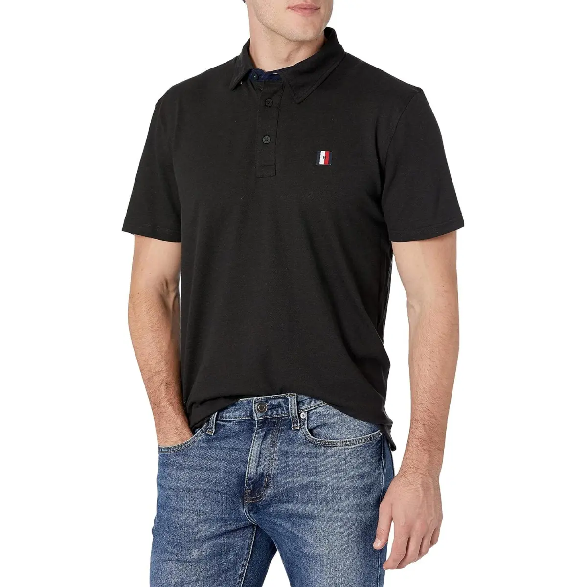 Tommy Hilfiger Polo Shirt Men's Black
