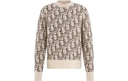 DIOR Monogrammed Intarsia Sweater
