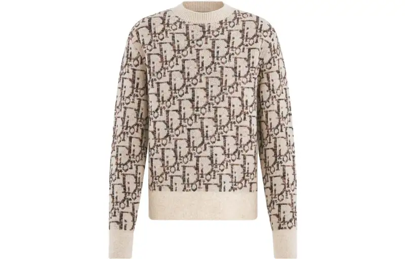 DIOR Monogrammed Intarsia Sweater