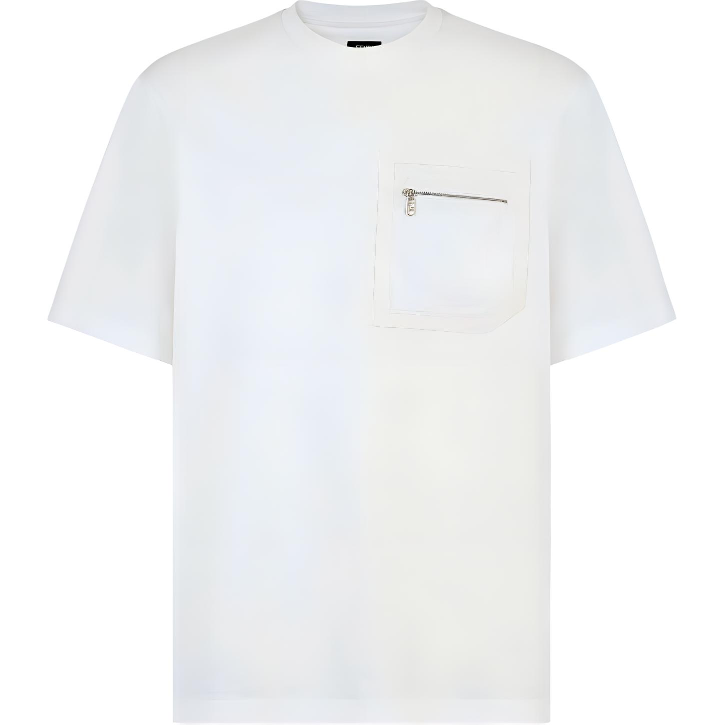 Мужская футболка Fendi T (белая)