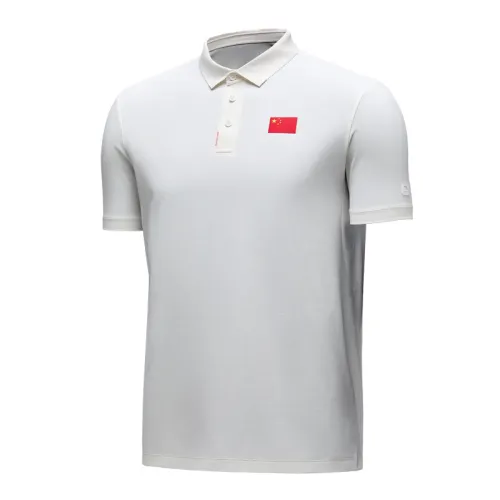 Anta Polo Shirt Men's Milk White