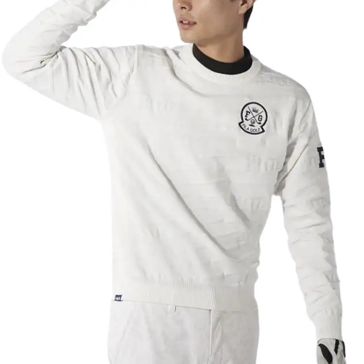 FILA Sweaters Men's White Crew Neck Moderate Other
