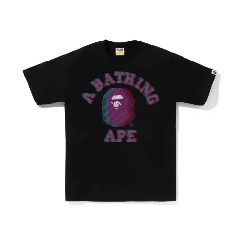 Bape Glitch Art College Tee