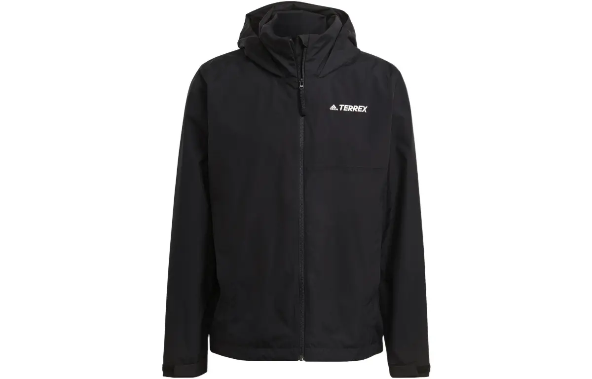 Adidas Jackets Men's Black Hooded Moderate Other