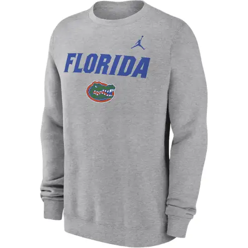 Jordan Florida Gators Primetime Primary Stack Men's Jordan College Pullover Crew