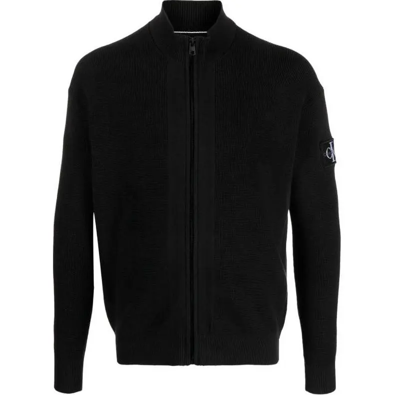 Calvin Klein Jeans Zip up Waffle knit Cardigan