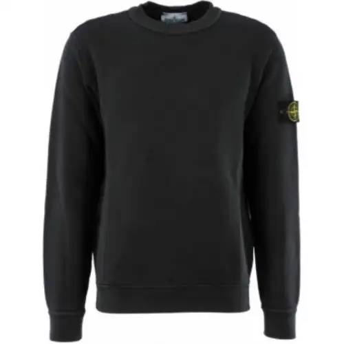 STONE ISLAND Logo Patch Crewneck Sweatshirt