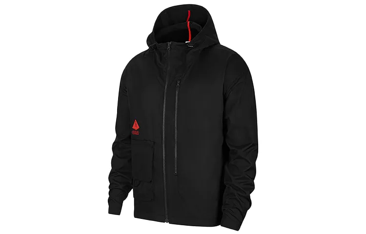 Nike Jackets Men's Black Hooded (Non-detachable) Moderate
