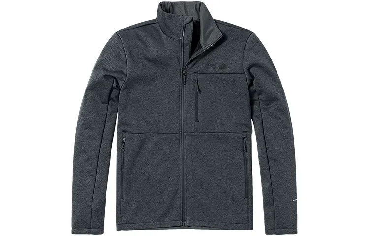 THE NORTH FACE Jackets Men's Gray Stand Collar Moderate Straight Fit