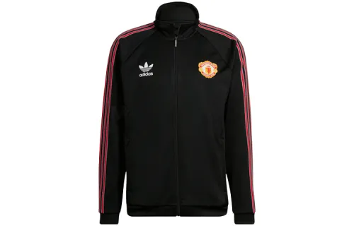 Adidas Originals Jackets Men's Black Stand Collar Moderate Other