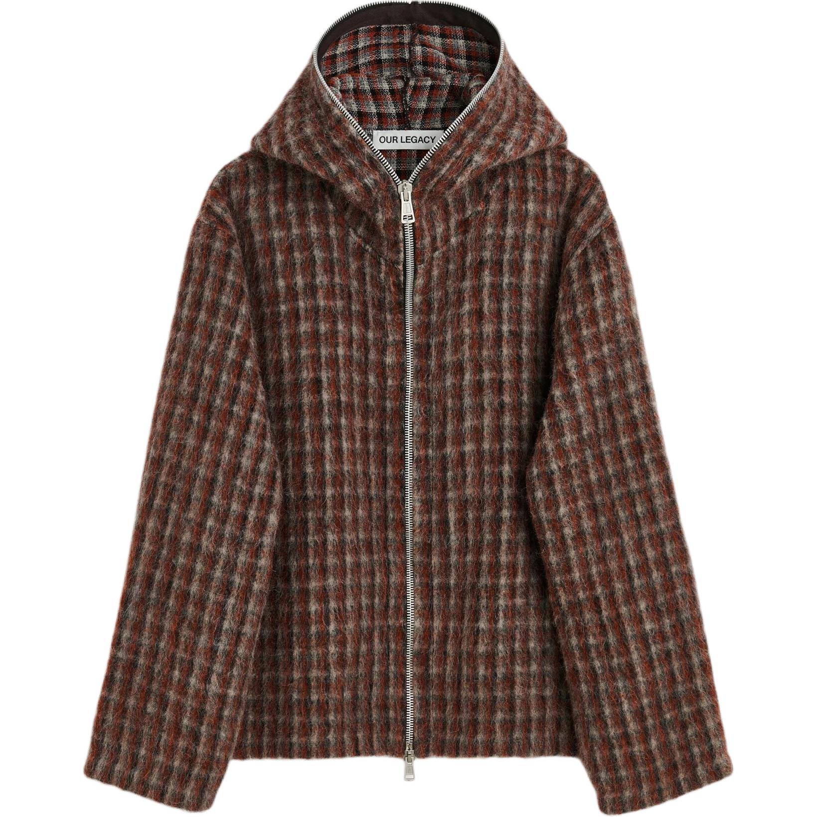 Мужское худи OUR LEGACY FW24 (красно-белое)