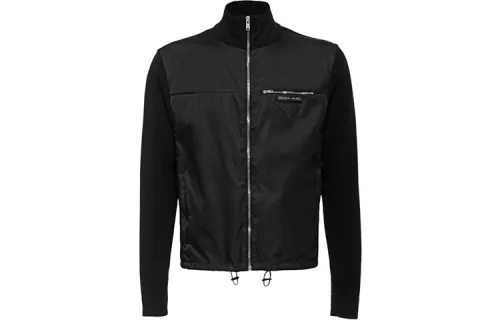 PRADA Pre Owned 2017 Logo patch Jacket