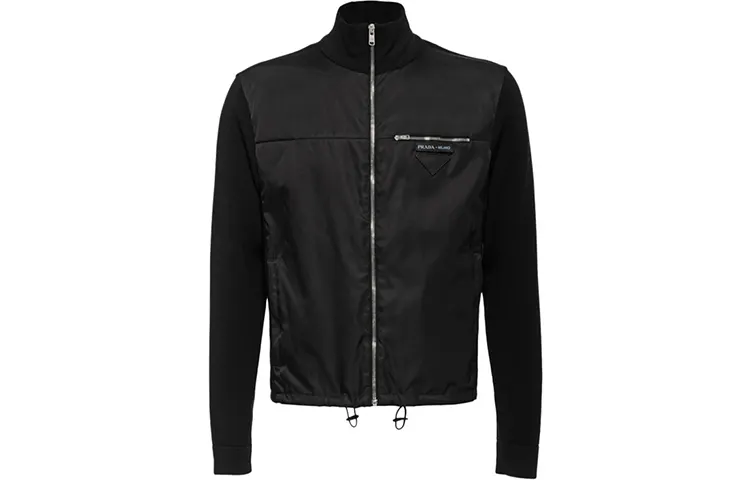 PRADA Pre Owned 2017 Logo patch Jacket