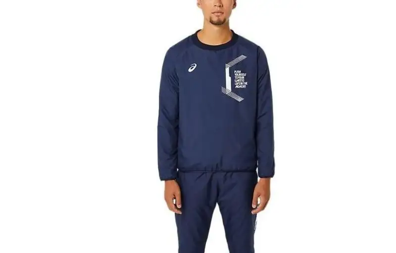 Asics Knitwear Men's Marine Blue