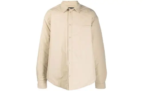 Balenciaga Jackets Men's Beige Lapel Moderate Other