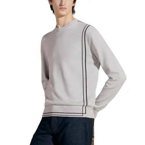 HERMES Knitwear Men's Light Gray