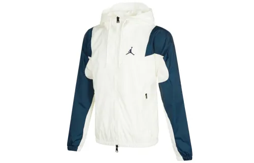 Jordan Jackets Men's White Hooded Moderate Other