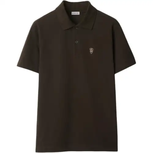 Burberry Embroidered-logo Polo Shirt